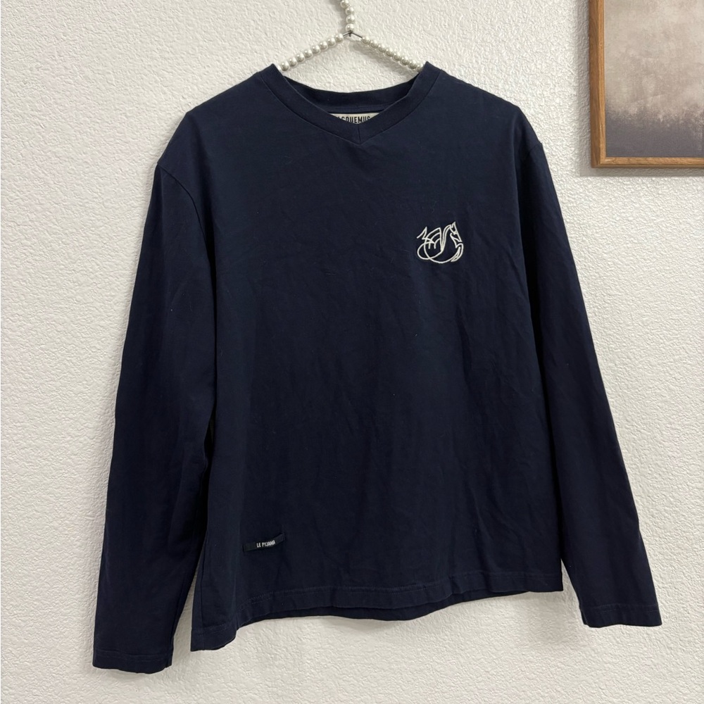 Jacquemus Le Pyjama Shirt La Premiere Air France Blue Womens Medium